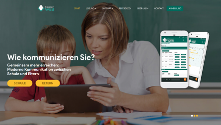 KlassenWeb project, web and mobile app and portal for teacher-parent communication