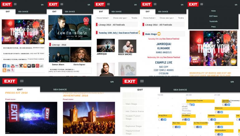 EXIT festival official website