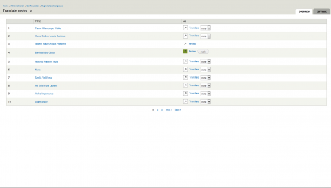 Translate nodes project, our first module for made for Drupal community