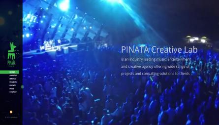 Pinata project, Drupal website for event production